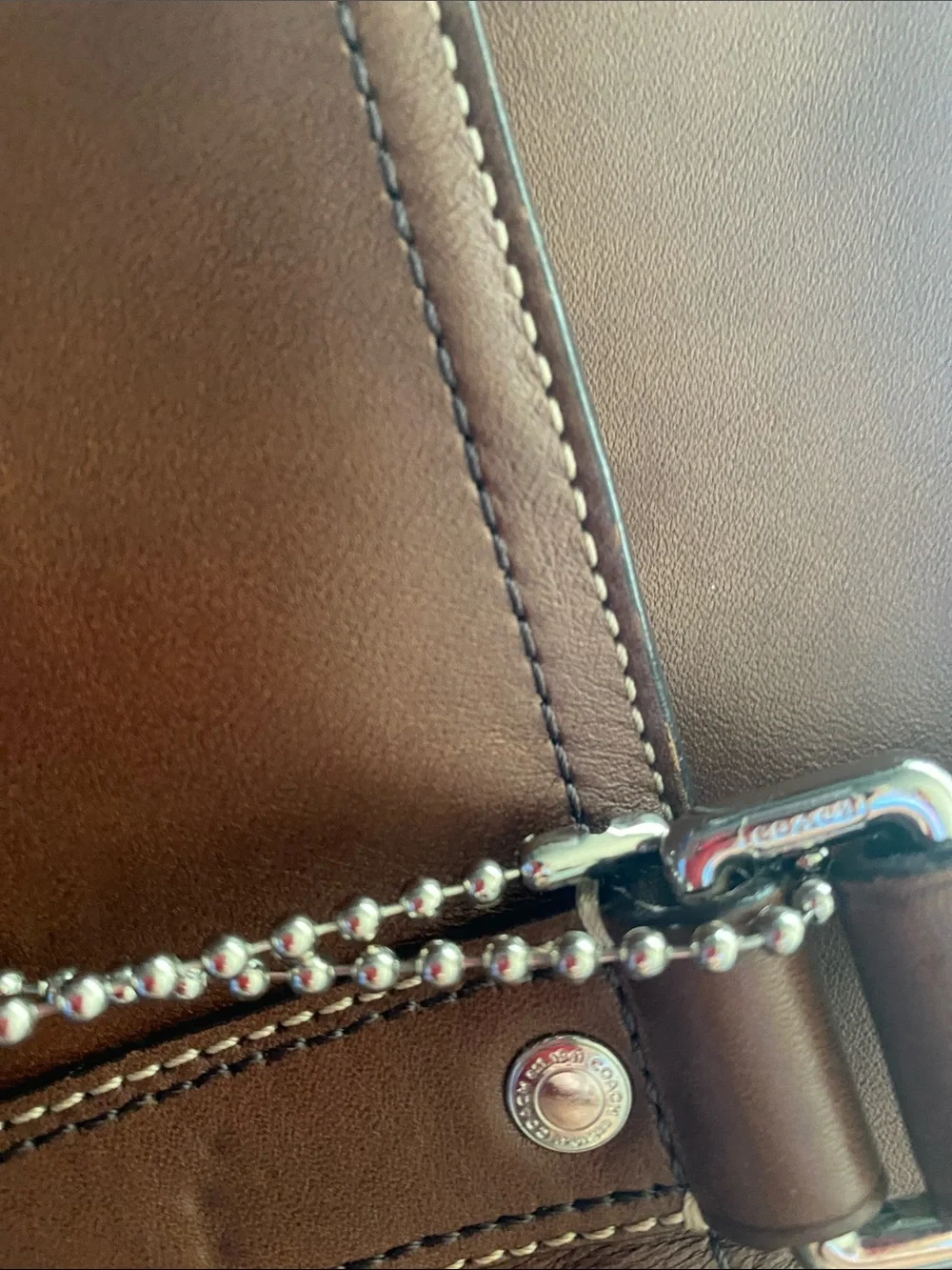 Coach Men's Leather Briefcase Bag in Brown